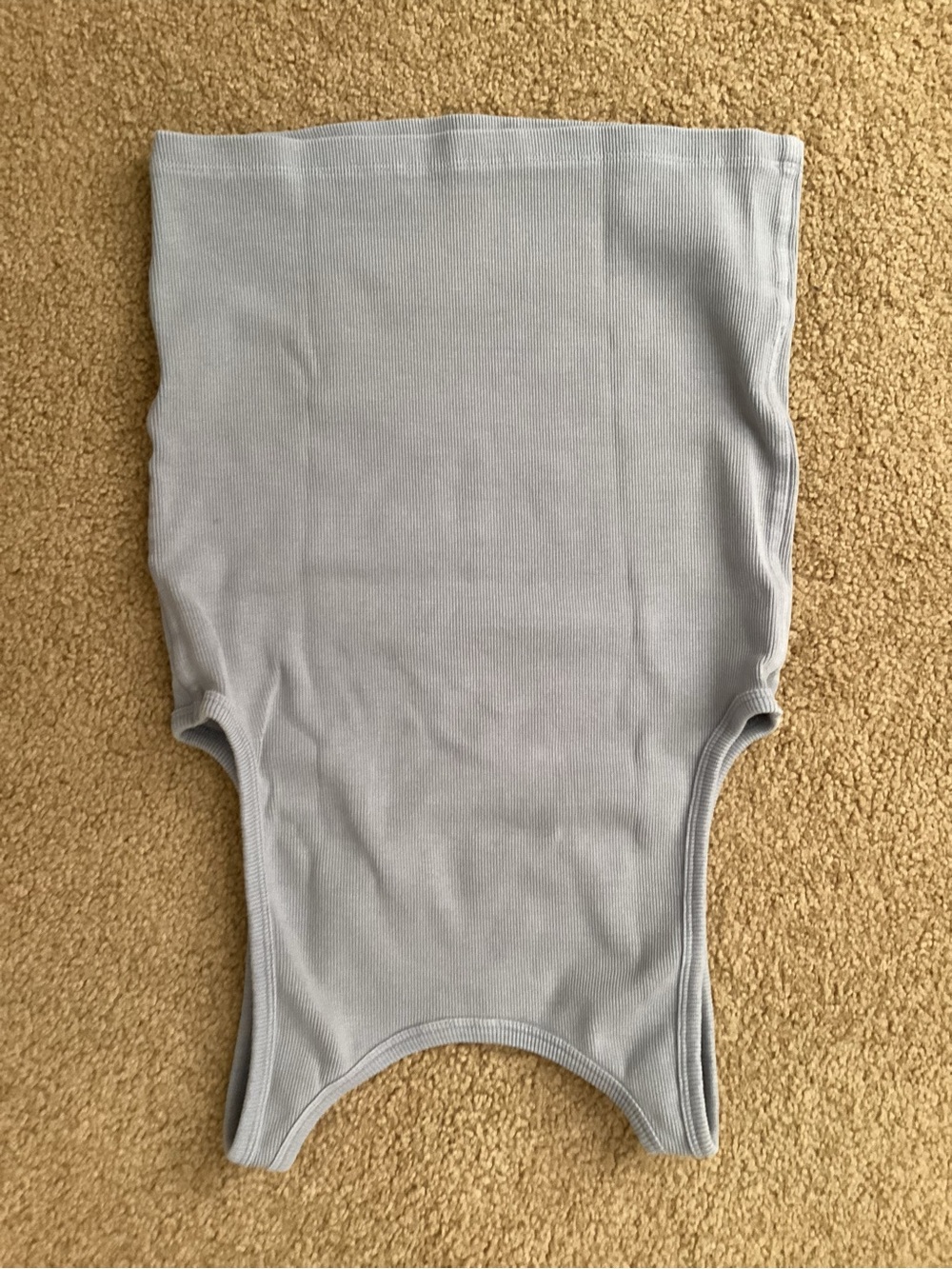 Faherty Light Blue Ribbed Tank Top - Picture 2 of 2
